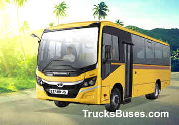 Tata Starbus AC Ultra School LPO 10.2: 59 Seater Bus Images